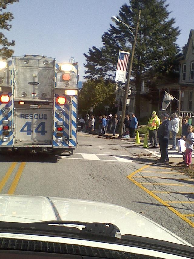 The annual Parkesburg Halloween Parade Wagontown Fire Company